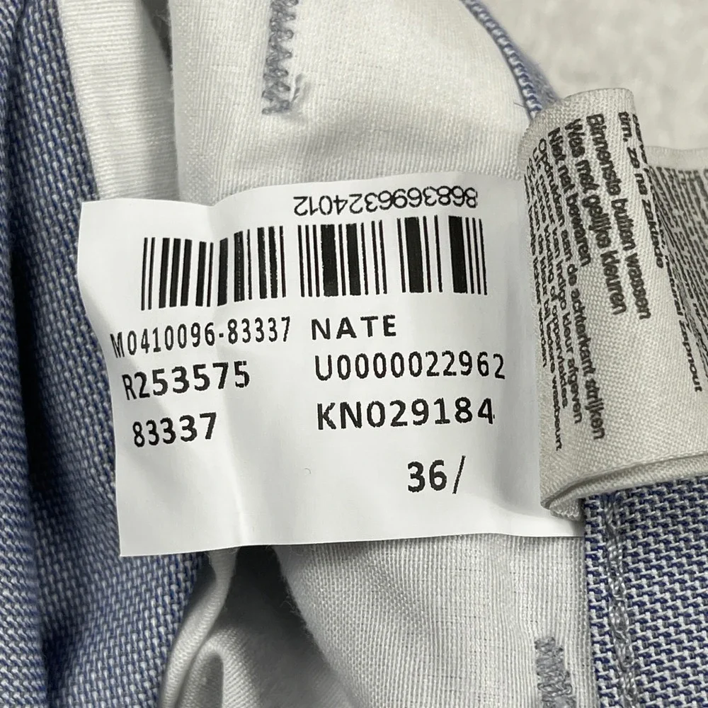 Mavi Nate Shorts Mens‎ 36 Blue Stretch Cotton Chino Summer Casual Bottoms